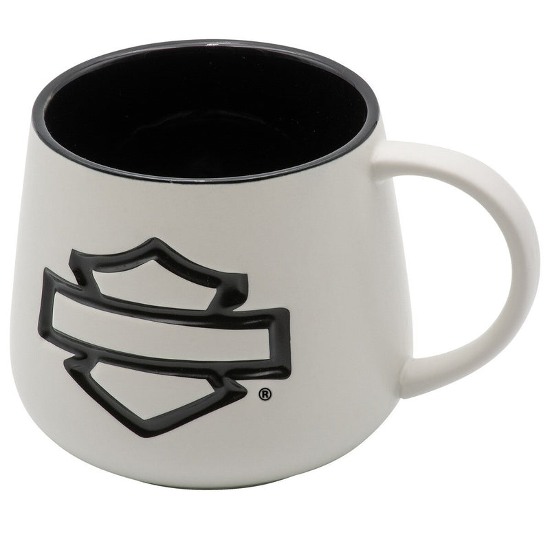 Load image into Gallery viewer, H-D Open Bar and Shield Mug - White
