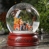 Biker Santa Snowglobe