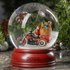 Biker Santa Snowglobe