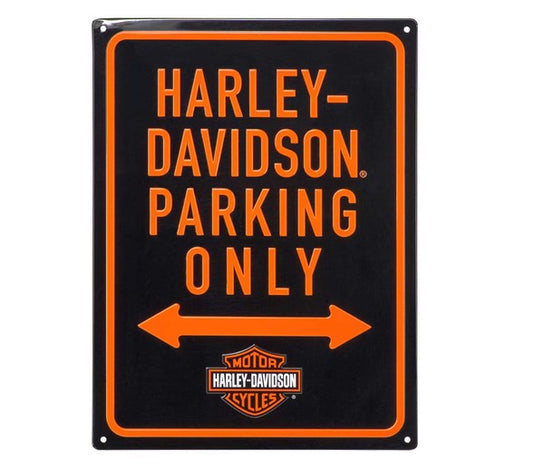 Harley-Davidson Parking Only Tin Sign