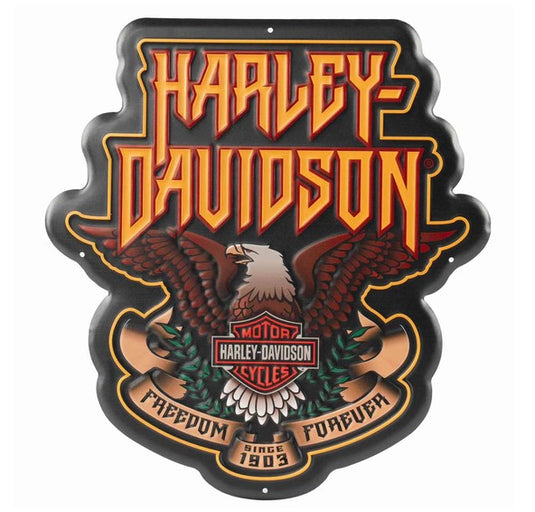 Harley-Davidson Hard Rock Eagle Tin Sign