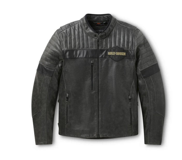 Harley-Davidson® Men's Passing Link III Leather Jacket – West