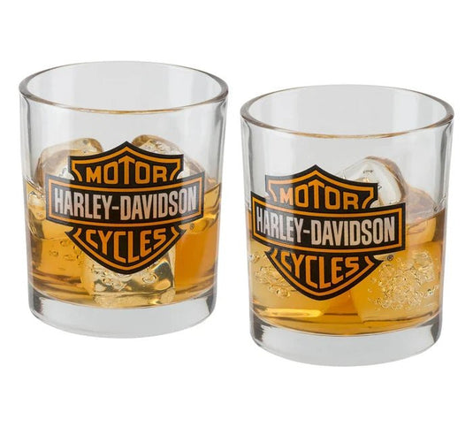 Harley-Davidson - Bar & Shield Double Old Fashioned Set of 2 -