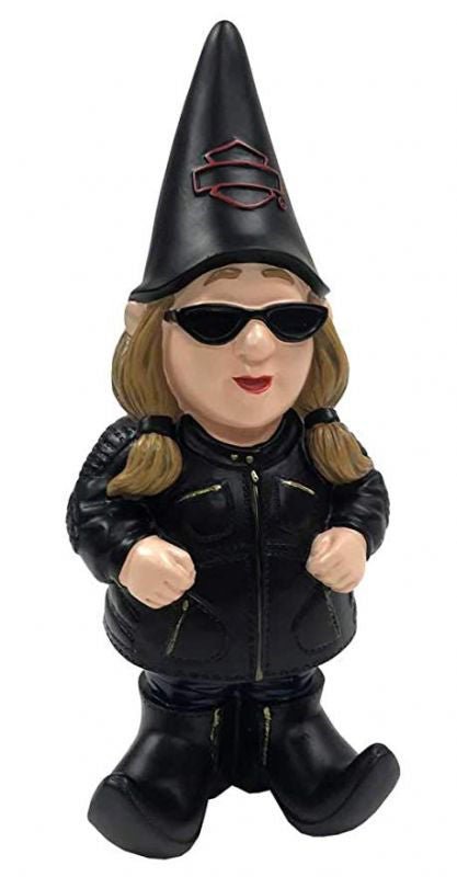Load image into Gallery viewer, Harley-Davidson - Gnorma the Biker Garden Gnommette -

