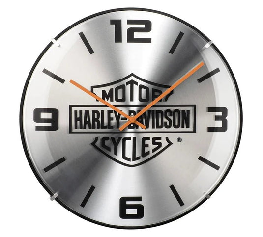 ACE - H-D Bar & Shield Dome Clock -