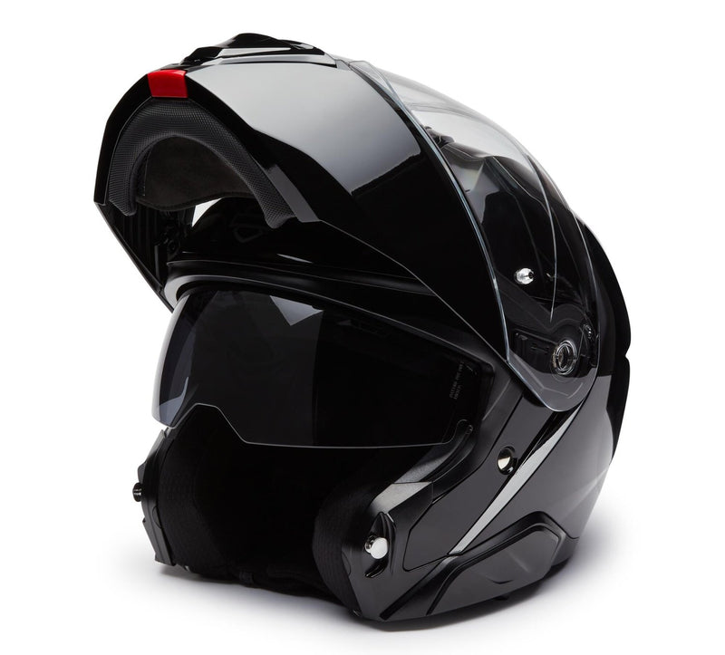 Load image into Gallery viewer, Harley-Davidson - H-D Capstone Sun Shield III H35 Modular Helmet- Gloss Black - Modular Helmet
