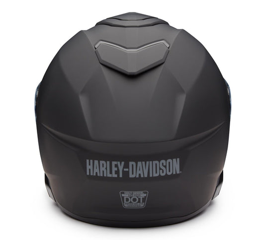 Harley-Davidson - H-D Capstone Sun Shield III H35 Modular Helmet- Matte Black - Modular Helmet