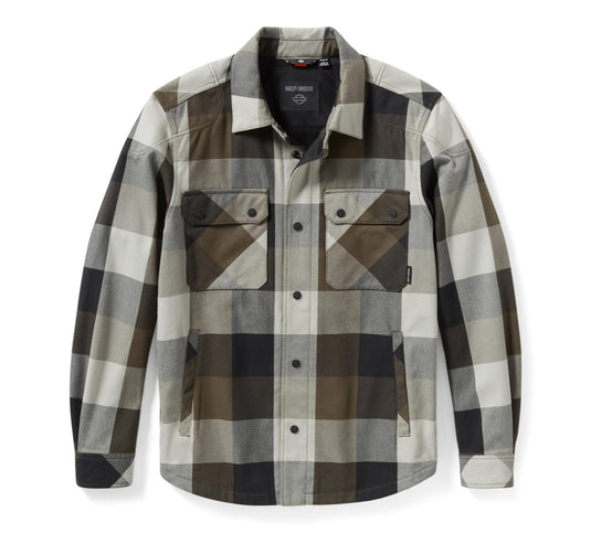 Harley-Davidson - H-D Operative 2.0 Riding Shirt Jacket - Black Olive and Ghost Gray - Shirt