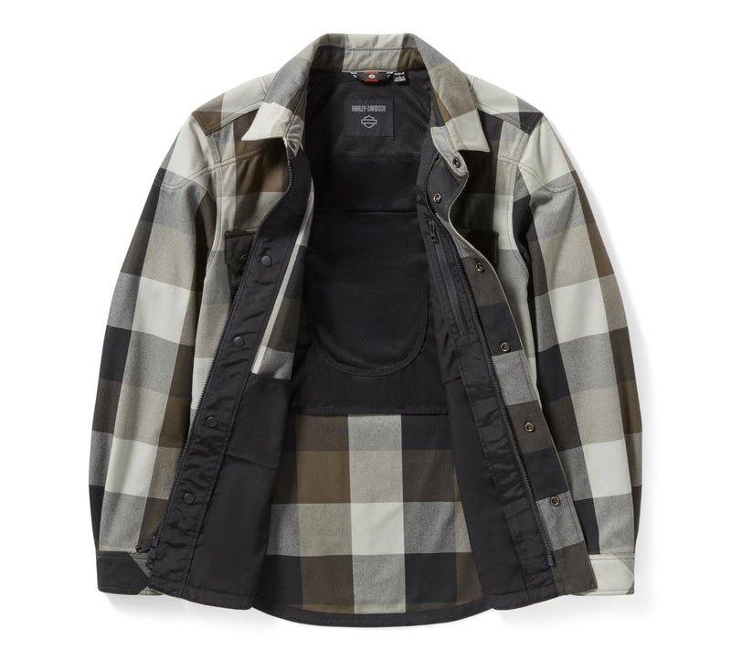 Load image into Gallery viewer, Harley-Davidson - H-D Operative 2.0 Riding Shirt Jacket - Black Olive and Ghost Gray - Shirt
