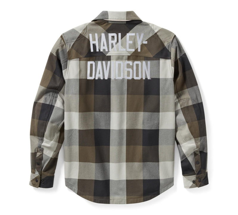 Load image into Gallery viewer, Harley-Davidson - H-D Operative 2.0 Riding Shirt Jacket - Black Olive and Ghost Gray - Shirt
