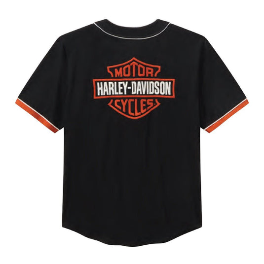 Harley-Davidson - Harley-Davidson Baseball Jersey Essential Bar & Shield black -