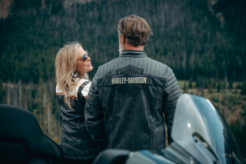Load image into Gallery viewer, Harley-Davidson - Harley-Davidson® Men's Passing Link III Leather Jacket -
