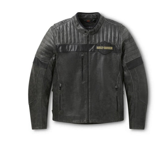 Harley-Davidson - Harley-Davidson® Men's Passing Link III Leather Jacket -