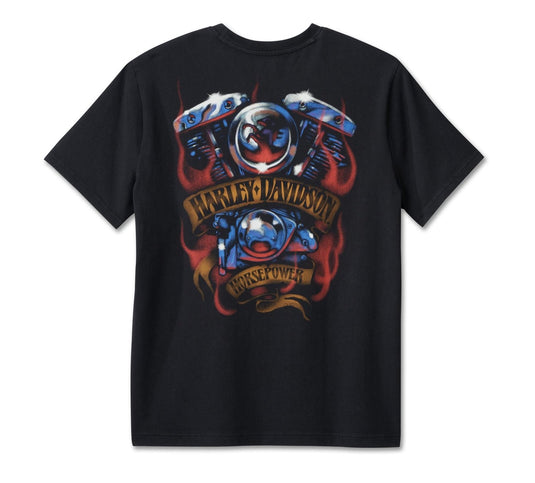 Harley-Davidson - Loaded with Horsepower Graphic Tee -