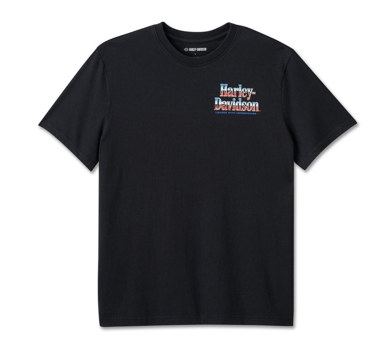 Load image into Gallery viewer, Harley-Davidson - Loaded with Horsepower Graphic Tee -
