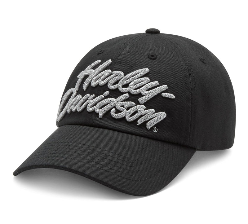 Load image into Gallery viewer, Harley-Davidson - Men's Chainstitched Switchback Adjustable Cap - Black -

