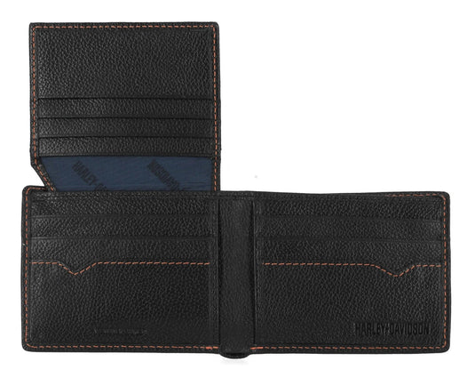 Harley-Davidson - Men's Classic Genuine Leather Skull Passcase -