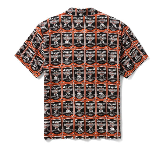 Harley-Davidson - Men's H-D Essential Oil Can Aloha Shirt -