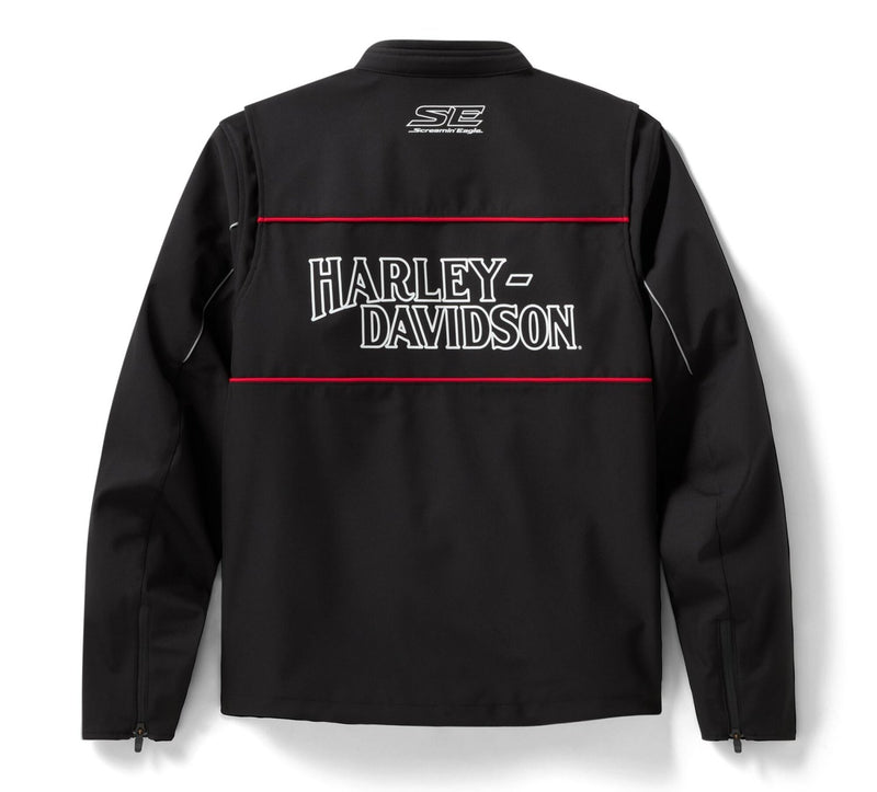 Load image into Gallery viewer, Harley-Davidson - Men's Screamin' Eagle Soft Shell Riding Jacket -
