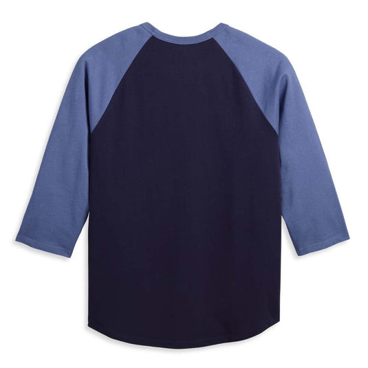 Harley-Davidson - Men's Staple 3/4 Raglan - Peacoat -