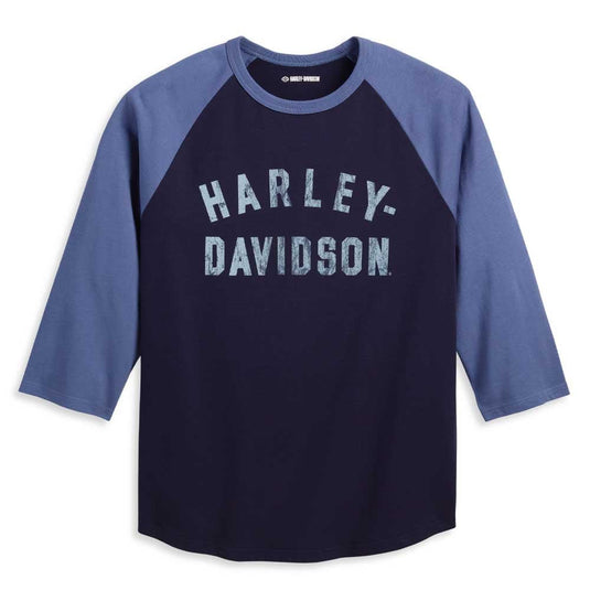 Harley-Davidson - Men's Staple 3/4 Raglan - Peacoat -