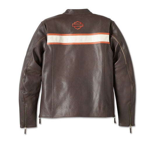 Harley-Davidson - Men's Victory Lane II Leather Jacket - Java -