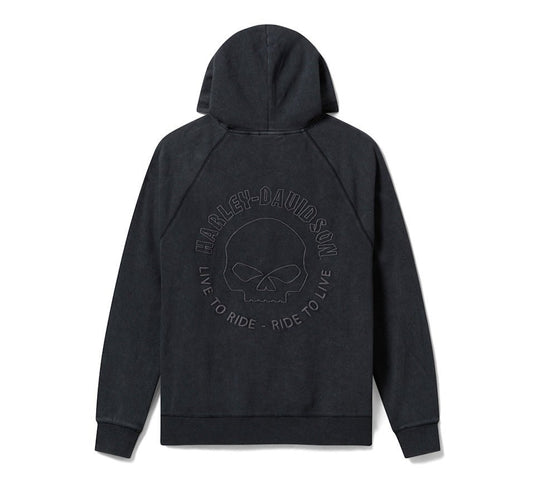 Harley-Davidson - Men's Willie G Dark Custom Skull Pullover Hoodie -