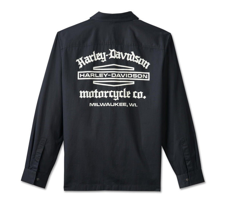 Load image into Gallery viewer, Harley-Davidson - Men's Wrench Crew Mechanics Long Sleeve Shirt -
