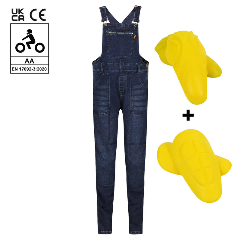Load image into Gallery viewer, MotoGirl Daisy Dungarees
