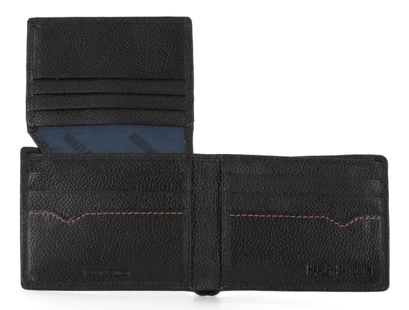 Load image into Gallery viewer, Men's Classic Genuine Pebble Leather B&amp;S Passcase
