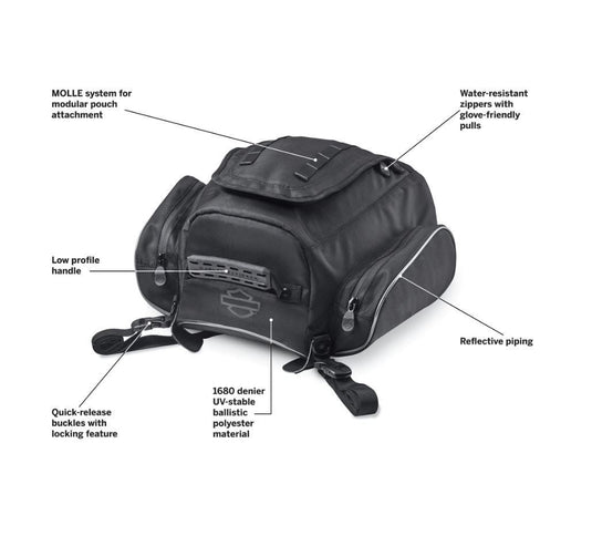 Harley-Davidson - Onyx Premium Luggage Tail Bag -