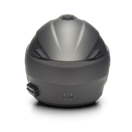 Harley-Davidson - Outrush R Modular Bluetooth Helmet - Matte Silver - Modular Helmet