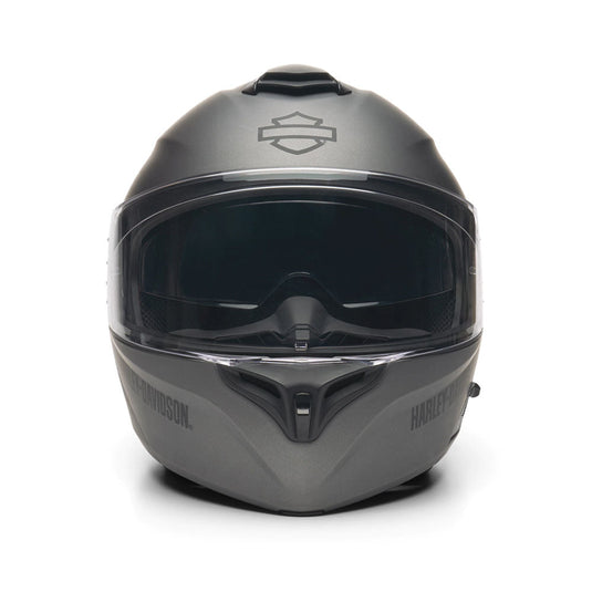 Harley-Davidson - Outrush R Modular Bluetooth Helmet - Matte Silver - Modular Helmet