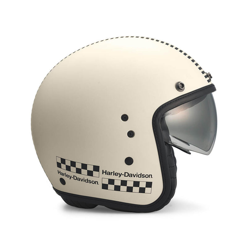 Load image into Gallery viewer, Harley-Davidson - Rally Racer Sun Shield X14 3/4 Helmet - 3/4 Face Helmet
