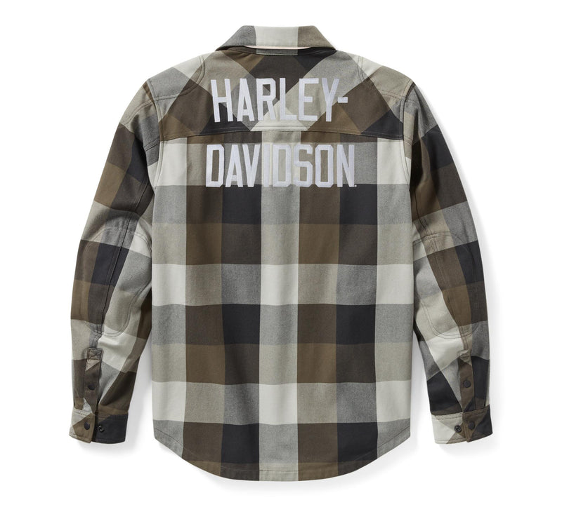 Load image into Gallery viewer, H-D Operative 2.0 Riding Shirt Jacket - Black Olive and Ghost Gray
