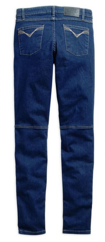 Harley-Davidson - Women's Black Label Skinny Mid-Rise Jeans -