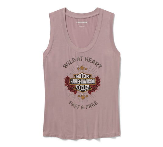 Harley-Davidson - Women's Bling Iron Rose Tank -