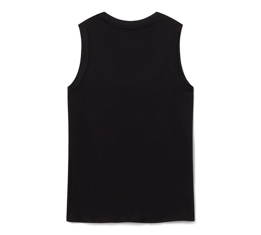 Harley-Davidson - Women's Bling Iron Rose Tank - Harley Black -