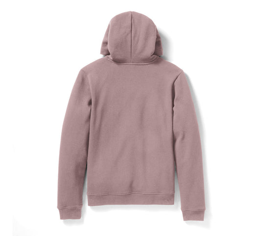 Harley-Davidson - Women's H-D Standard Bar & Shield Pullover Hoodie - Dusty Mauve -