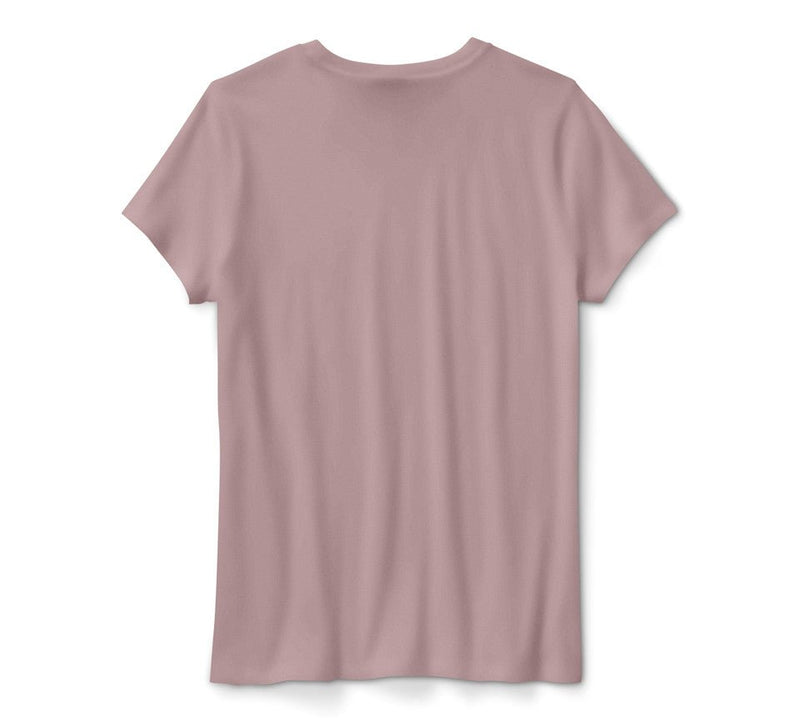 Load image into Gallery viewer, Harley-Davidson - Women's H-D Standard Bar &amp; Shield Tee - Dusty Mauve -
