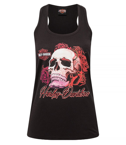 West Coast Harley-Davidson - Women's Petals Dealer Tank Top -