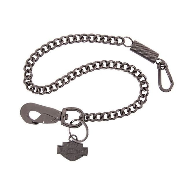 Chain mens gunmetal wallet chain