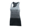 Front view of womens nearly seamless knit tank