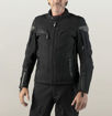 Front view of mens fxrg textile waterproof riding jacket