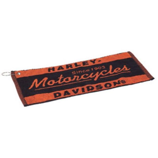 Front view of h d bar towel