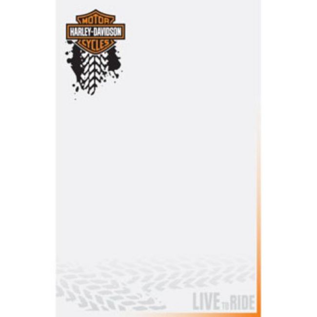 live to ride message pad