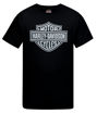 Front view of mens west coast word shield dealer t shirt