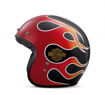 retro flame 3-4 retro helmet