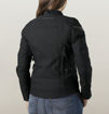 Back view of womens fxrg textile waterproof riding jacket