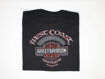 Back view of mens west coast fast check dealer t shirt